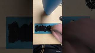 Painting a sign after engraving using Oramask 813 cut on the ooznest 1515 CNC shorts [upl. by Nnylanna]