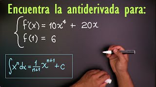 Cómo encontrar la antiderivada fx que cumpla 2 condiciones así [upl. by Legim811]