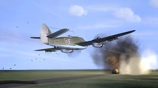 IL2 1946 Beaufighter  Dodecanese  Hit German Base on the Island [upl. by Ella]