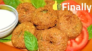 Falafel Recipe That Every Body Need Crunchy Falafel Recipe Secret At Home [upl. by Ardnac]