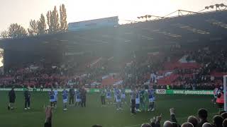 Ryan Allsop Celebrates Blues Win V Lincoln 2024 [upl. by Giselbert]