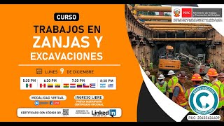 📖CURSO⛑TRABAJOS EN ZANJAS Y EXCAVACIONES🦺🧤 [upl. by Ayekam]