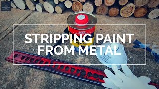 How To Strip Paint From Metal Surfaces  QUICK EASY amp EFFECTIVE [upl. by Aihcila]