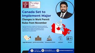 🚨 Canada Set to Implement Major Changes in Work Permit Rules from November 🚨 canada workpermit [upl. by Ermentrude]