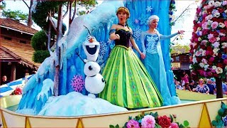 DISNEY WORLD PARADE 2018 Festival of Fantasy Magic Kingdom [upl. by Dreeda611]