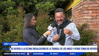 Concejal Pablo Andrés Castro habló para las cámaras del canal 8 [upl. by Aisac715]