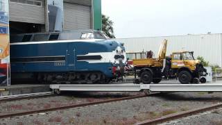 Manœuvres ferroviaires à la Cité du Train de Mulhouse Rangierarbeiten [upl. by Amocat740]