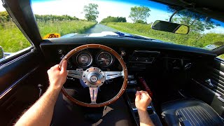 1968 Chevrolet Camaro SS amp RS Pack L88 427 V8 – 4 Speed Manual  POV Test Drive  Big Block Camaro [upl. by Ahtnicaj134]