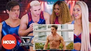 BBCs Gladiators Review Iconic Workouts From Film amp TV  TheHookOfficial [upl. by Llegna]