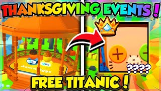 🦃THANKSGIVING EVENT LEAKS in PETS GO amp PET SIM 99 Roblox [upl. by Corrianne]