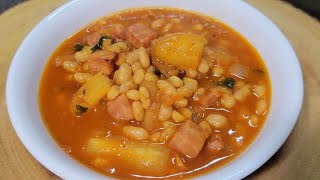 HABICHUELAS BLANCAS RECETA [upl. by Autumn]