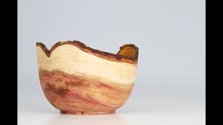 Woodturning  Green log to bowl in a day [upl. by Annair]