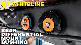 Whiteline Rear Diff Mount Bushing Insert Install [upl. by Islaen]