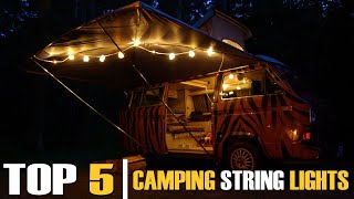 5 Best Camping String Lights of 2022  Reviews amp Buying Guide [upl. by Sinoda383]