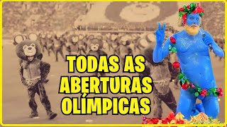 🥇Todas As Aberturas De Olímpiadas Da Era Moderna 1896 até 2024 [upl. by Ranson746]