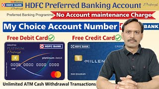 HDFC Preferred Account Benefits  HDFC Preferred Banking  HDFC Account Opening Online [upl. by Laira4]