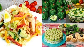 Top 5 salate simple și delicioase pentru masa de sărbătoare [upl. by Sparkie]