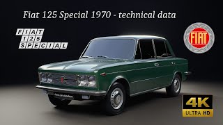 Fiat 125 Special  1970 [upl. by Nanor]