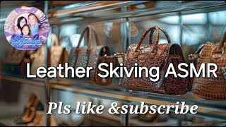 ASMR Leather Skiving [upl. by Sualokin682]