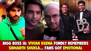 Biggboss 18 Vivian Dsena Remembered Sidharth Shukla  BB18 Lowest TRP  Ravi Kishan  Salman Khan [upl. by Notselrahc]