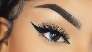 How to do Winged Eyeliner  Easy Tutorial [upl. by Ilak]