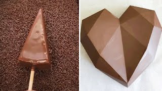 10 Indulgent Chocolate Heart Cake Recipes  So Yummy Chocolate Cake Compilation  Mr Cakes [upl. by Townshend]