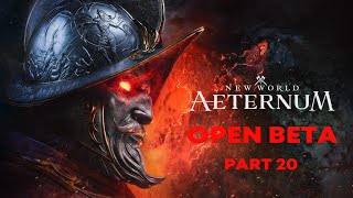 New World AETERNUM  OPEN BETA  PART 20 PS5 Gameplay [upl. by Aneeled]