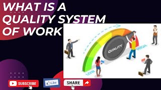 What is a quality system of work Whatisqualitymanagement QualityManagement Invensis [upl. by Hendrick]