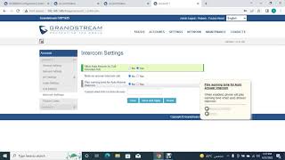 greandstream intercom auto answer [upl. by Catherine]
