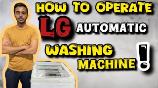 lg washing machine fully automatic demo  how to use [upl. by Sculley]