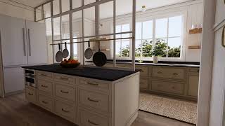 Kitchen amp Pantry Virtual Realty Rendering Video [upl. by Sidnal]