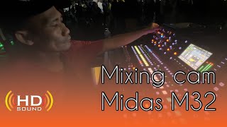 mixing cam live band with Midas M32 [upl. by Mauretta]