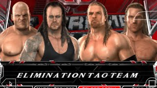 The Brothers of Destruction Vs The DX full match with autoplay in SVR 2011wwe wrestling gaming [upl. by Schertz]