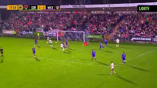 MALIK MARCEL DIJKSTEEL MAKE IT 60 TO CORK CITY V WEXFORD 2024 AIRTRICITY IRISH FOOTBALL [upl. by Arima]