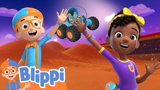 Road Trip To The Monster Truck Rally  Blippi amp Meekahs Road Trip Podcast  Vehicle Videos for Kids [upl. by Eentirb]