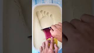 3 Colorful with big foot shorts diy handmade candle [upl. by Skiba]