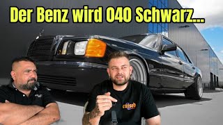 Der Benz wird in 040 Schwarz Lackiert [upl. by Eisler700]