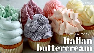 Amazing Italian Meringue Buttercream 🧁 Stepbystep Guide [upl. by Shirl]