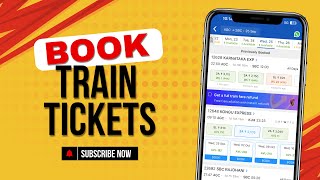 StepbyStep Guide How to Book Train Tickets Online Easily [upl. by Arihsa]