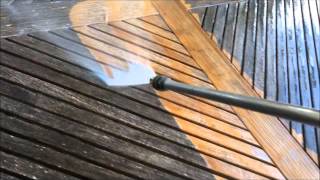 Best Way How To Clean Teak Outdoor Furniture La mejor manera de limpiar muebles de exterior de teca [upl. by Alisun]