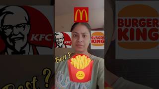 Best french fries kiske hain  food youtube [upl. by Emirac]