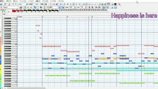 舞浜駅「Happiness is here」発車メロディ MIDI再現 [upl. by Yhotmit589]