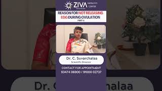 Anovulation  Ovulation Problems  Part 5  Dr C Suvarchalaa  ZIVA Fertilityy [upl. by Aninnaig]