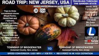 11222024 Part 5 of 7  Driving a short distance through Bridgewater New Jersey USA  4K HD [upl. by Hniv]