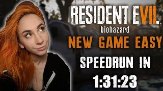 Resident Evil 7 NG Easy Speedrun in 13123 Cero D Version by KatLink [upl. by Luar]