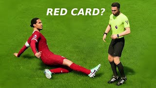 What Happens if you Injure the Referee in FC 24 [upl. by Reizarf]