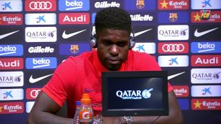 Umtiti “I will do all I can to be part of this family” [upl. by Latrena]