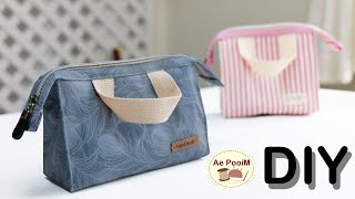 DIY mini zipper pouch [upl. by Tnek]