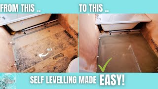 Do This To Level Bathroom Floors Like a Pro [upl. by Acsirp429]