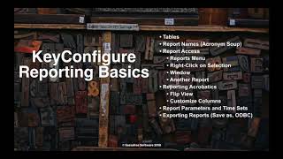 KeyServer Fundamentals Reporting Strategies and Objectives [upl. by Dragde]